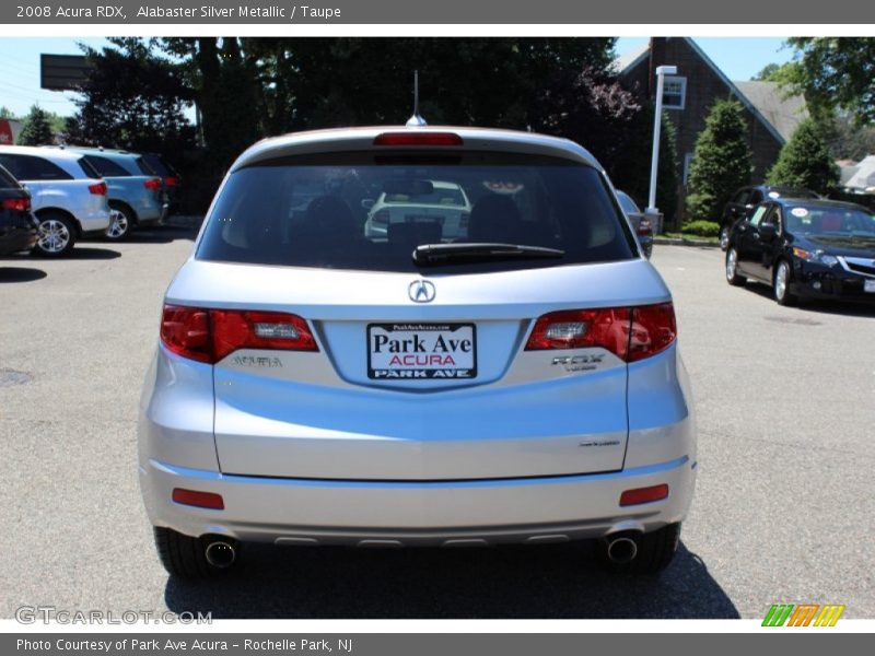 Alabaster Silver Metallic / Taupe 2008 Acura RDX