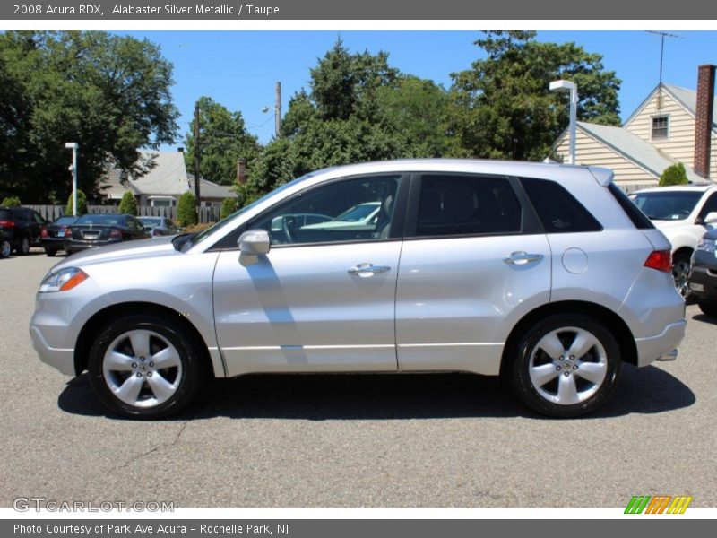 Alabaster Silver Metallic / Taupe 2008 Acura RDX