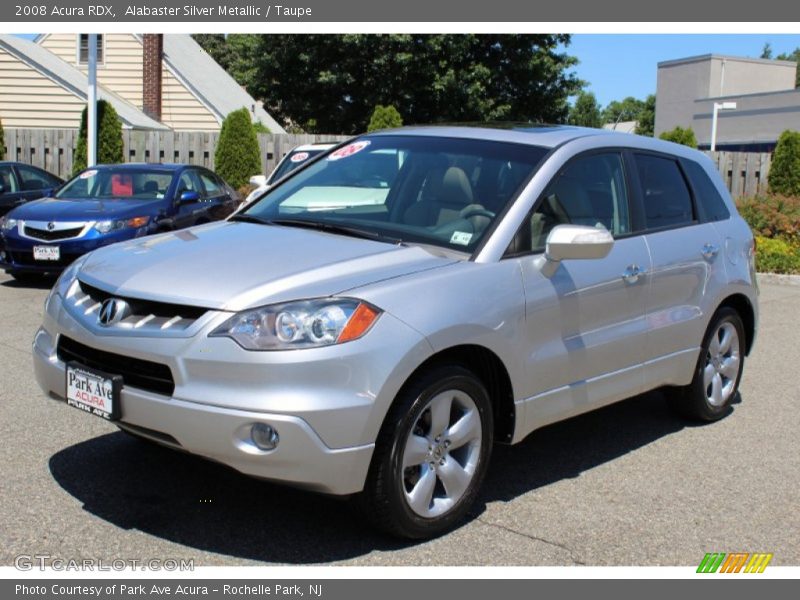 Alabaster Silver Metallic / Taupe 2008 Acura RDX