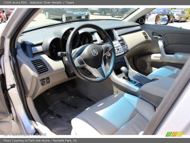 Alabaster Silver Metallic / Taupe 2008 Acura RDX