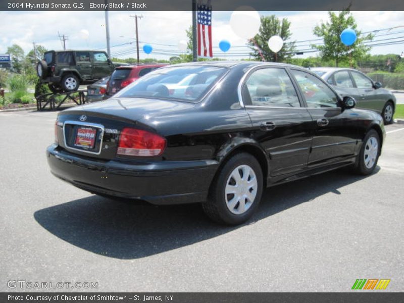 Ebony Black / Black 2004 Hyundai Sonata GLS
