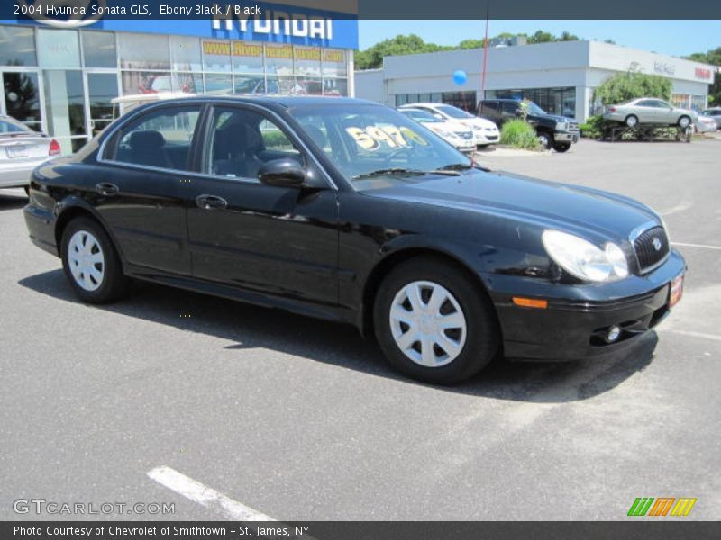 Ebony Black / Black 2004 Hyundai Sonata GLS