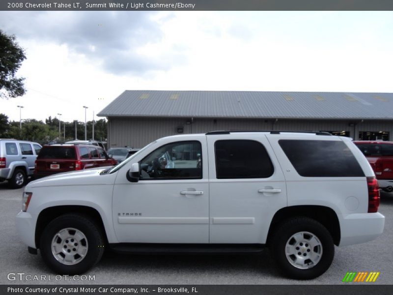 Summit White / Light Cashmere/Ebony 2008 Chevrolet Tahoe LT