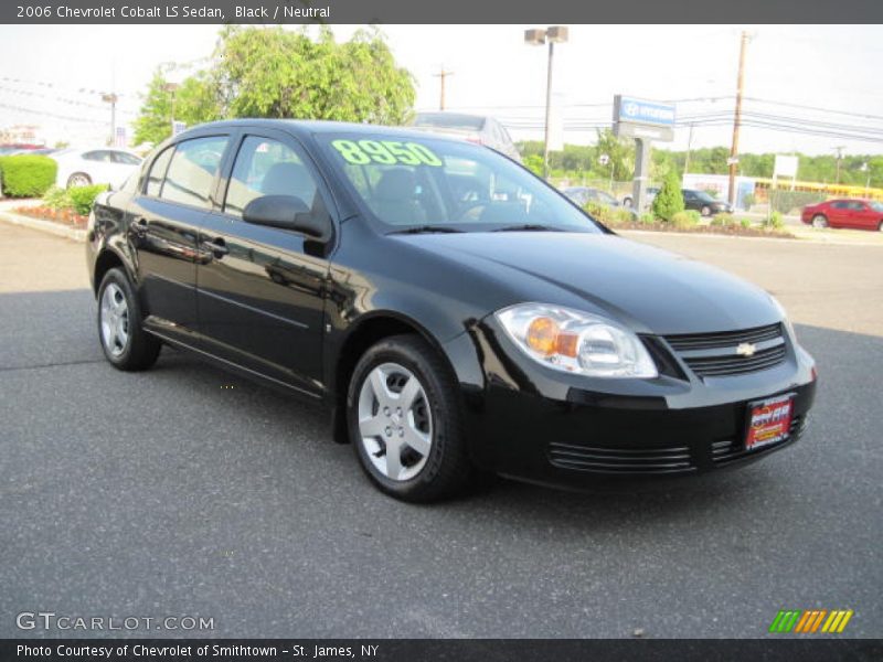 Black / Neutral 2006 Chevrolet Cobalt LS Sedan