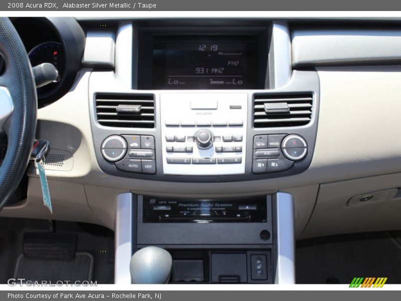 Alabaster Silver Metallic / Taupe 2008 Acura RDX