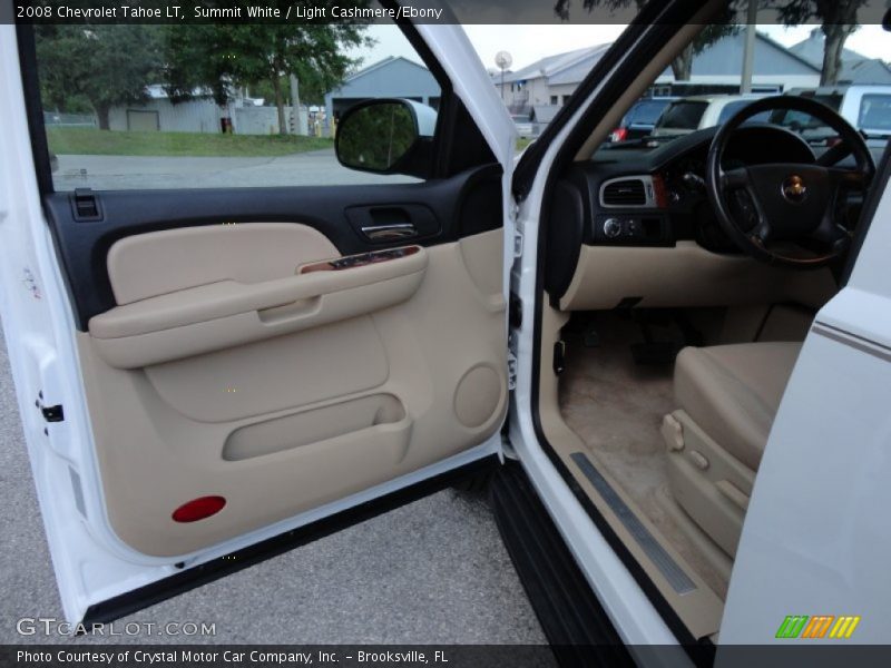 Summit White / Light Cashmere/Ebony 2008 Chevrolet Tahoe LT
