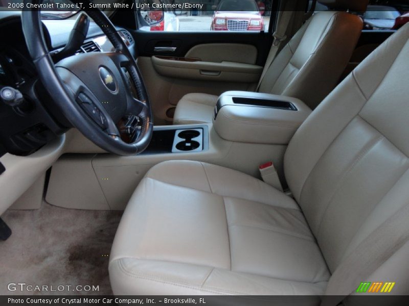 Summit White / Light Cashmere/Ebony 2008 Chevrolet Tahoe LT