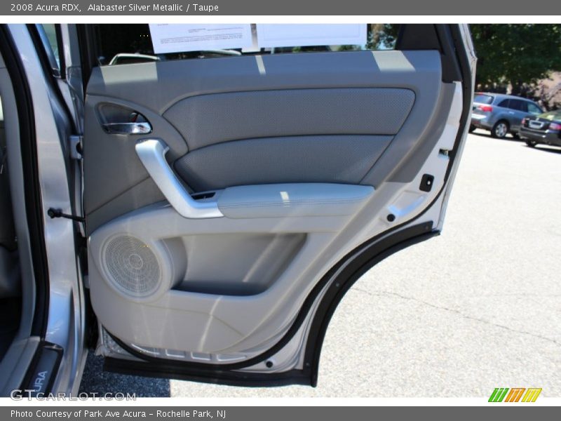 Alabaster Silver Metallic / Taupe 2008 Acura RDX