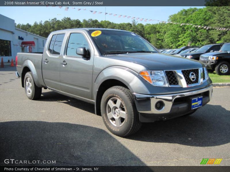 Storm Grey / Steel 2008 Nissan Frontier SE Crew Cab 4x4