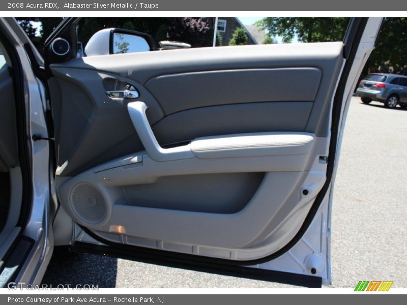 Alabaster Silver Metallic / Taupe 2008 Acura RDX