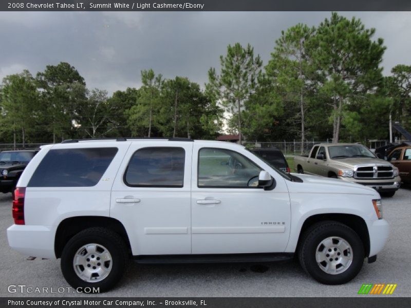 Summit White / Light Cashmere/Ebony 2008 Chevrolet Tahoe LT