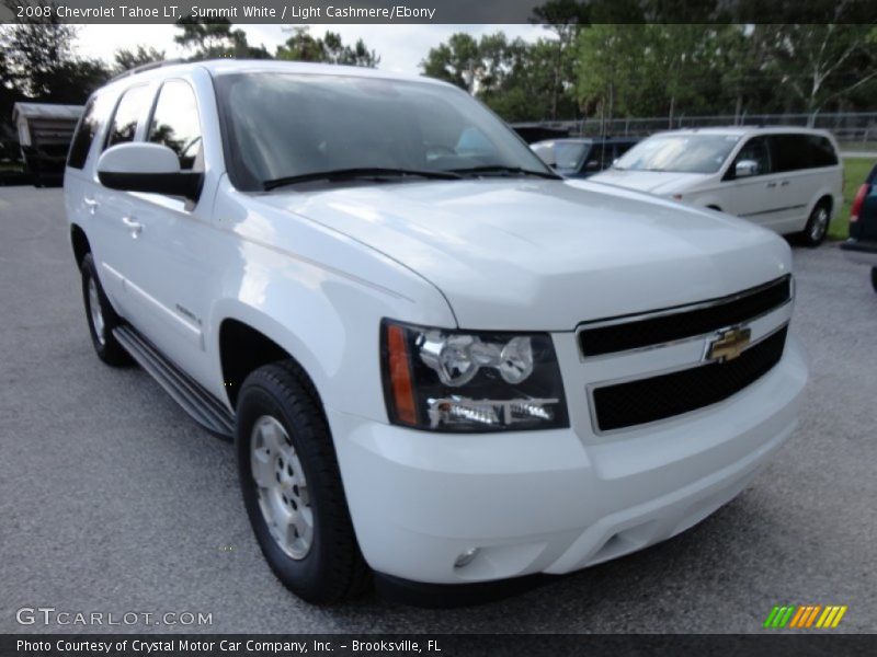 Summit White / Light Cashmere/Ebony 2008 Chevrolet Tahoe LT