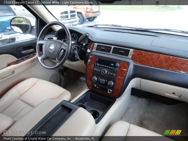 Summit White / Light Cashmere/Ebony 2008 Chevrolet Tahoe LT