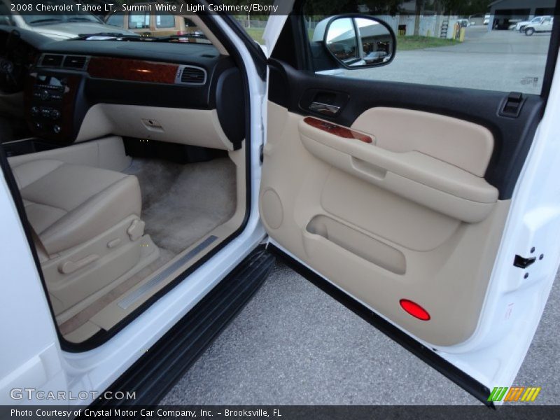 Summit White / Light Cashmere/Ebony 2008 Chevrolet Tahoe LT