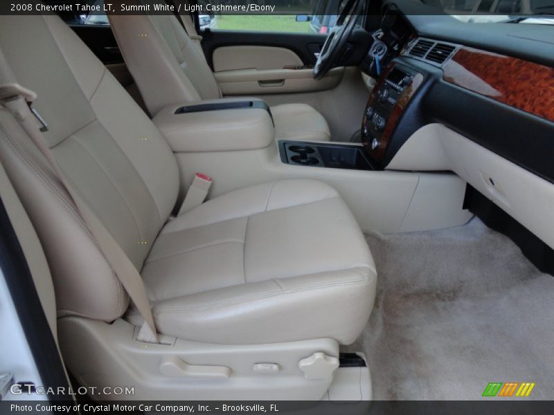 Summit White / Light Cashmere/Ebony 2008 Chevrolet Tahoe LT