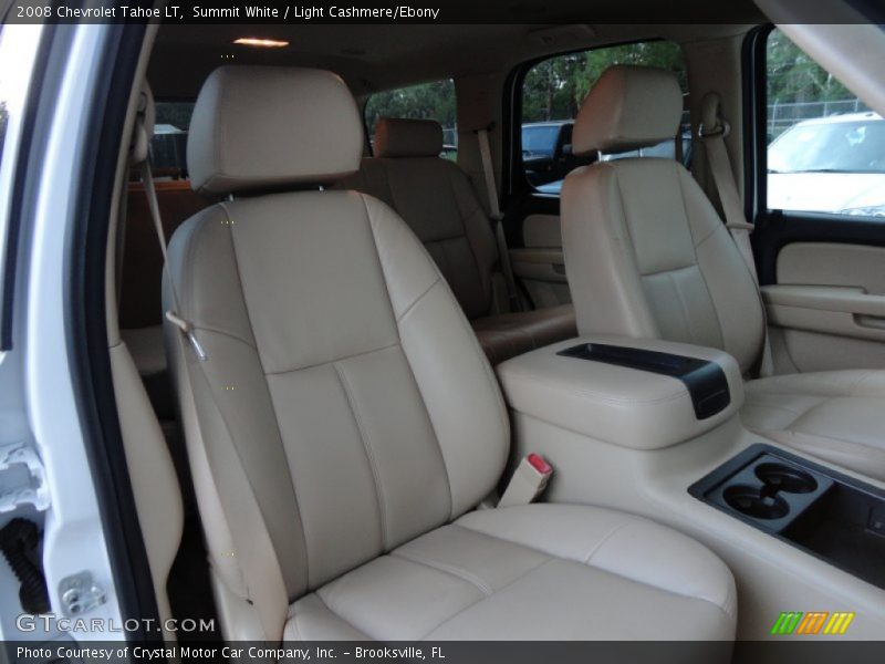 Summit White / Light Cashmere/Ebony 2008 Chevrolet Tahoe LT