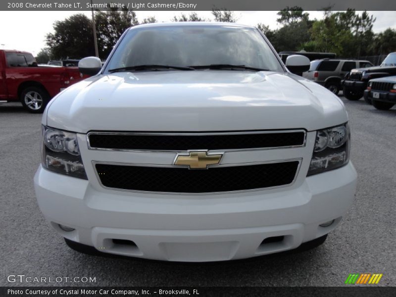 Summit White / Light Cashmere/Ebony 2008 Chevrolet Tahoe LT