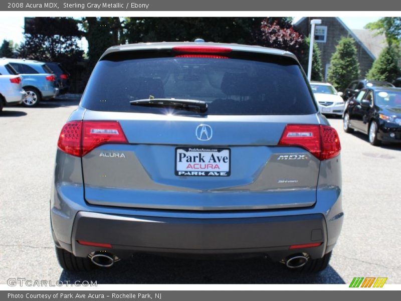 Sterling Gray Metallic / Ebony 2008 Acura MDX