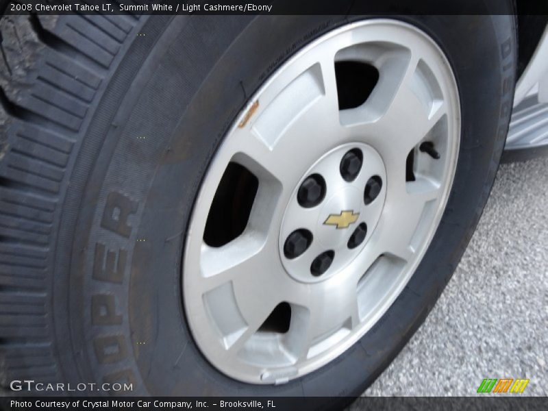Summit White / Light Cashmere/Ebony 2008 Chevrolet Tahoe LT