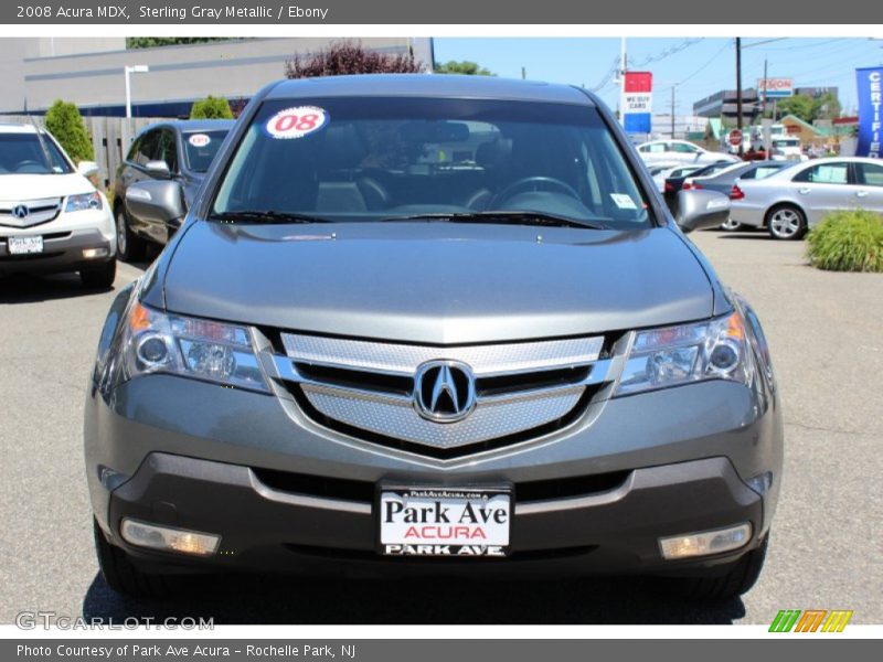Sterling Gray Metallic / Ebony 2008 Acura MDX
