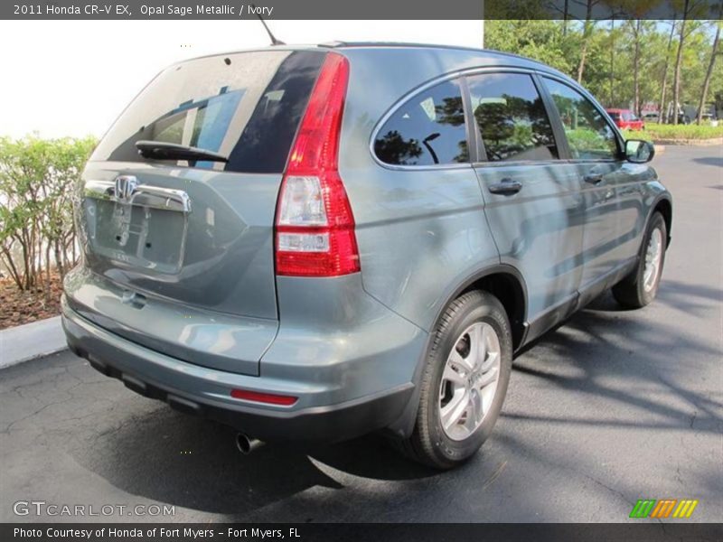 Opal Sage Metallic / Ivory 2011 Honda CR-V EX