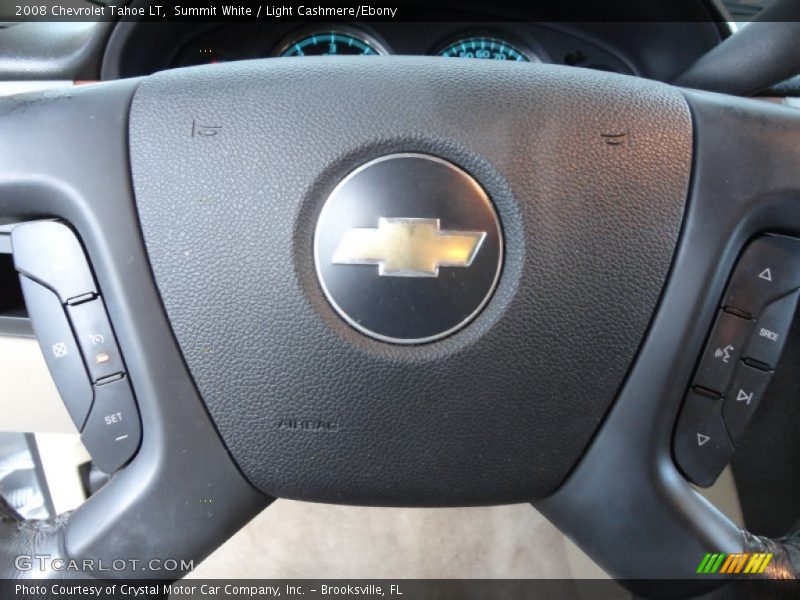 Summit White / Light Cashmere/Ebony 2008 Chevrolet Tahoe LT