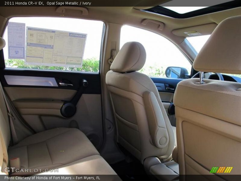 Opal Sage Metallic / Ivory 2011 Honda CR-V EX
