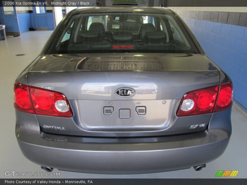 Midnight Gray / Black 2006 Kia Optima EX V6