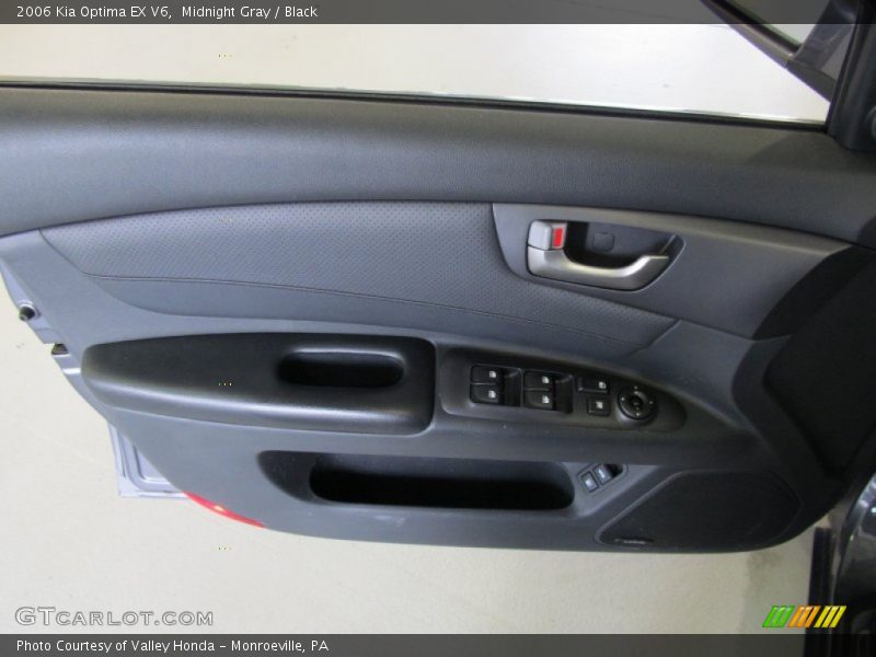Midnight Gray / Black 2006 Kia Optima EX V6