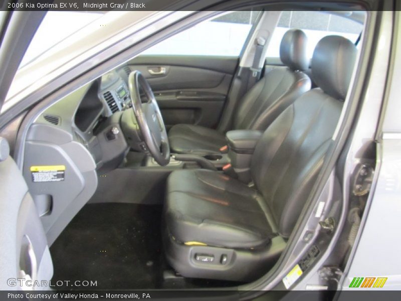 Midnight Gray / Black 2006 Kia Optima EX V6