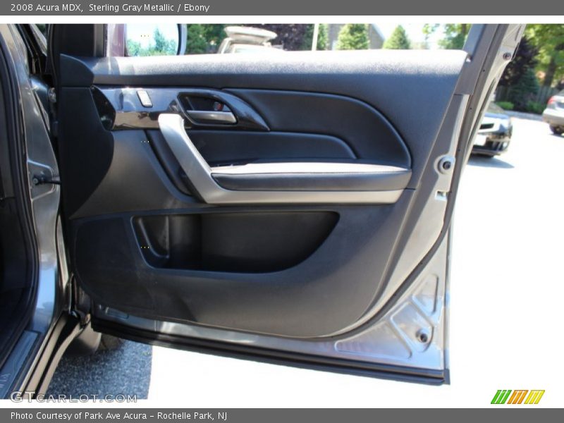 Sterling Gray Metallic / Ebony 2008 Acura MDX