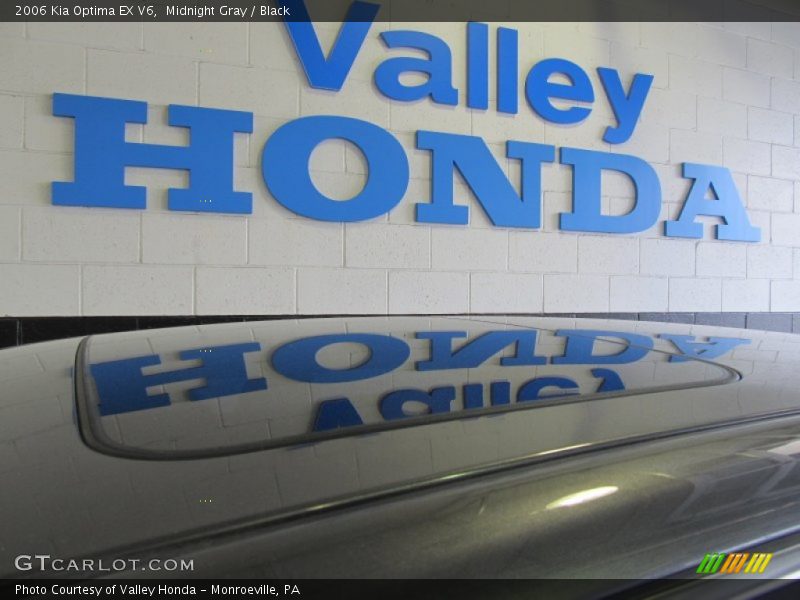 Midnight Gray / Black 2006 Kia Optima EX V6