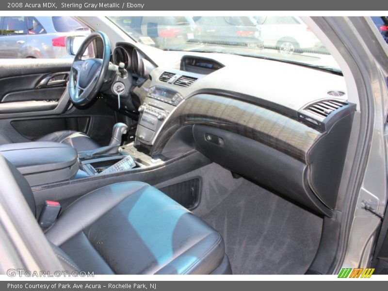 Sterling Gray Metallic / Ebony 2008 Acura MDX