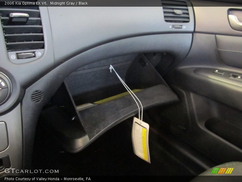Midnight Gray / Black 2006 Kia Optima EX V6