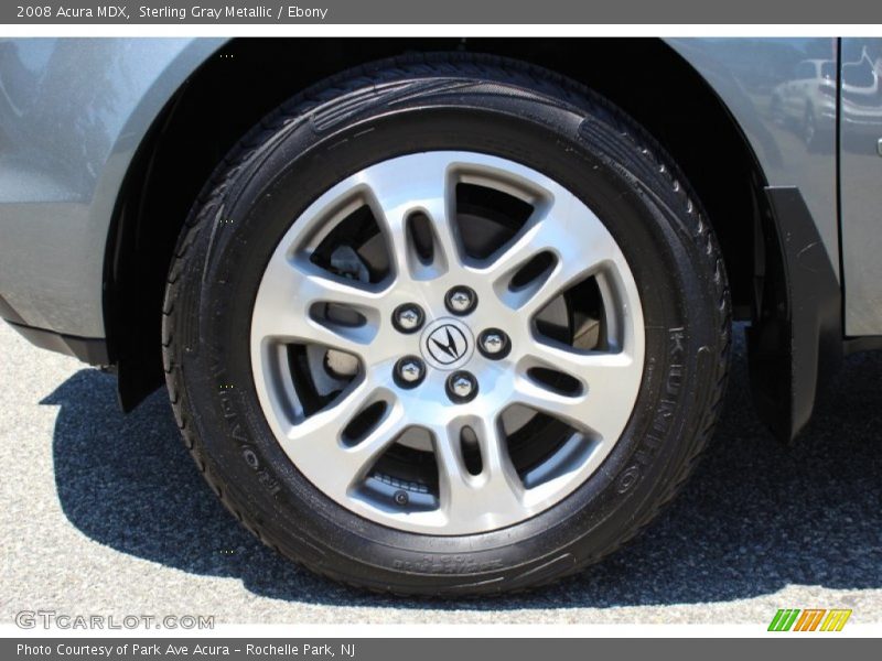 Sterling Gray Metallic / Ebony 2008 Acura MDX