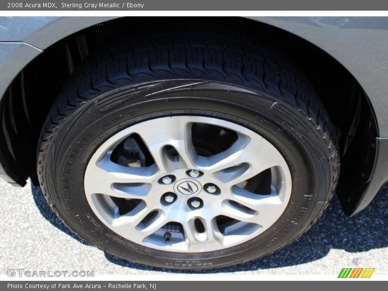 Sterling Gray Metallic / Ebony 2008 Acura MDX