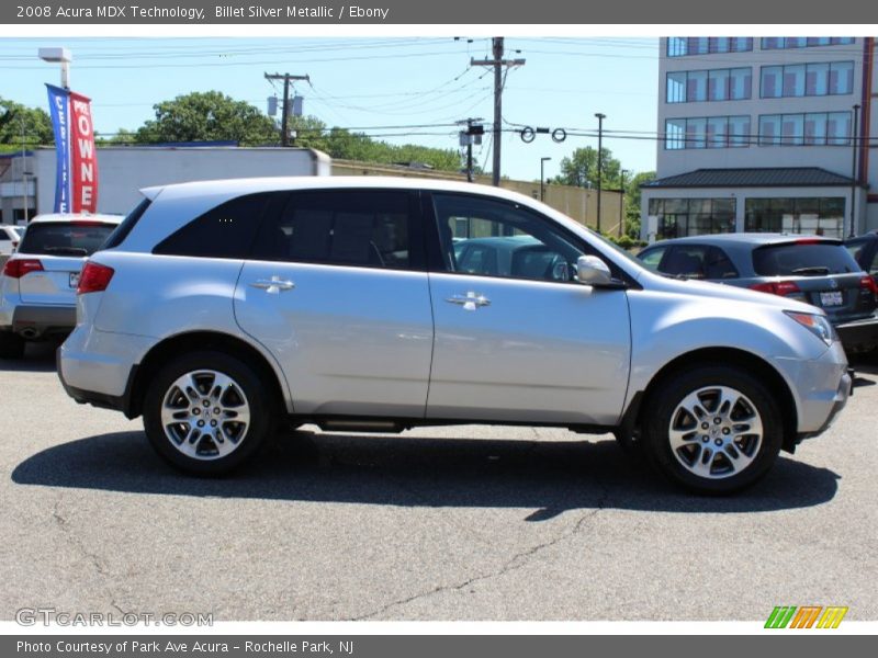Billet Silver Metallic / Ebony 2008 Acura MDX Technology