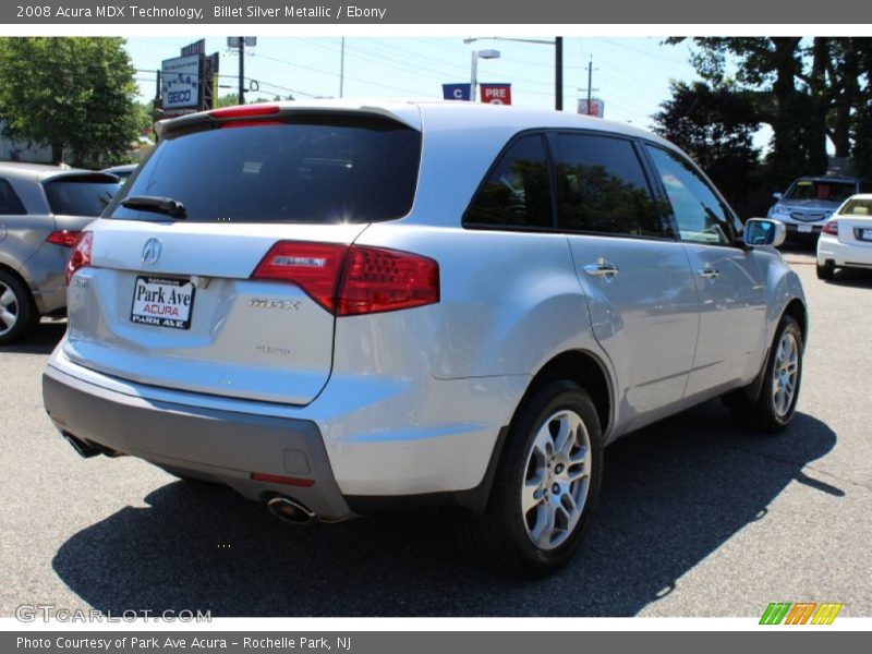 Billet Silver Metallic / Ebony 2008 Acura MDX Technology