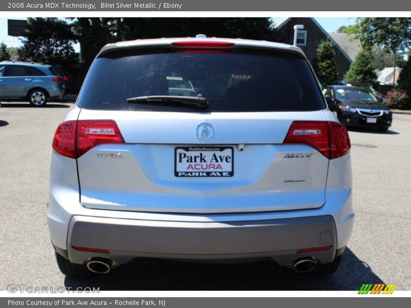 Billet Silver Metallic / Ebony 2008 Acura MDX Technology