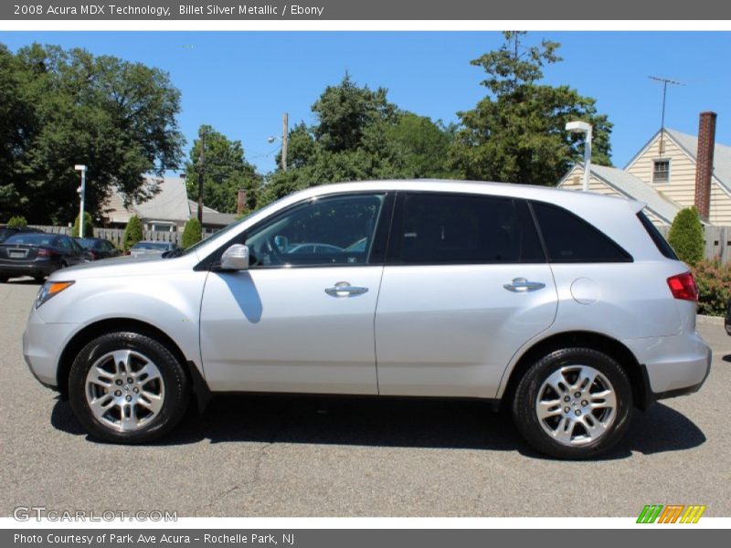 Billet Silver Metallic / Ebony 2008 Acura MDX Technology