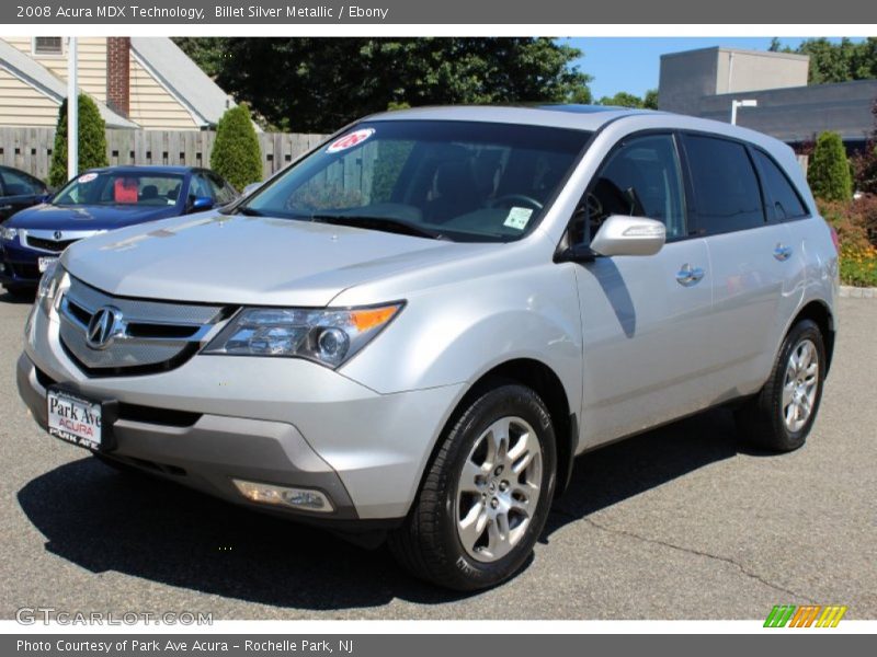 Billet Silver Metallic / Ebony 2008 Acura MDX Technology