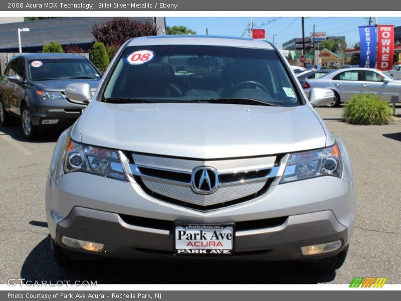 Billet Silver Metallic / Ebony 2008 Acura MDX Technology