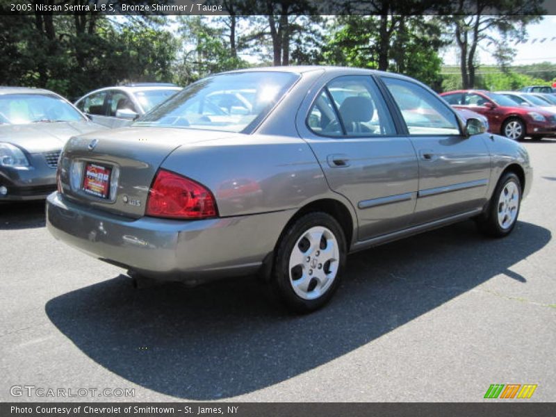 Bronze Shimmer / Taupe 2005 Nissan Sentra 1.8 S