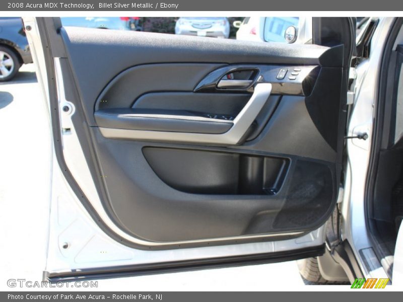 Billet Silver Metallic / Ebony 2008 Acura MDX Technology