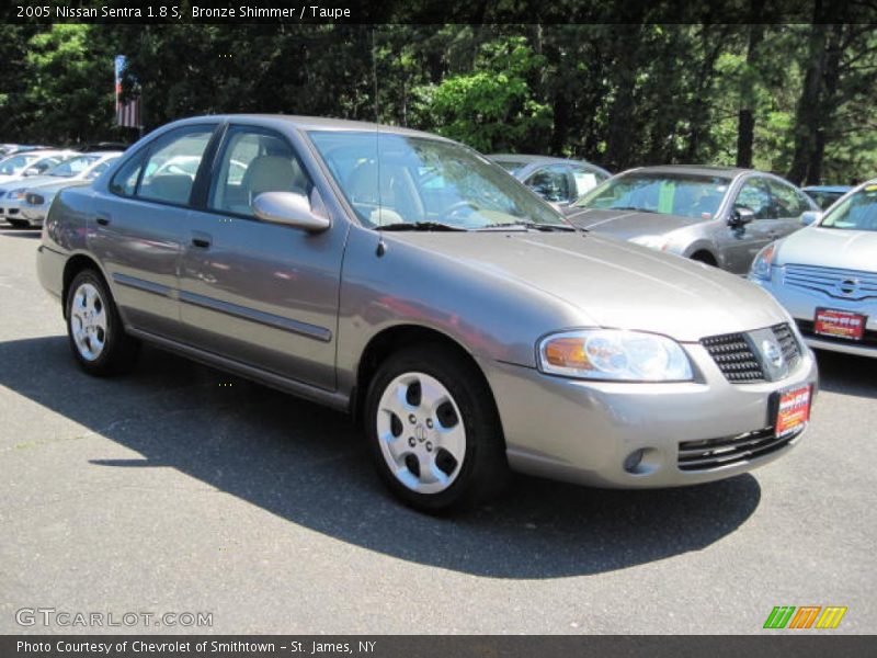 Bronze Shimmer / Taupe 2005 Nissan Sentra 1.8 S