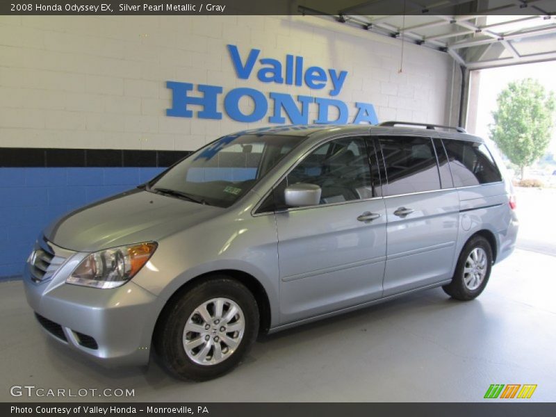 Silver Pearl Metallic / Gray 2008 Honda Odyssey EX