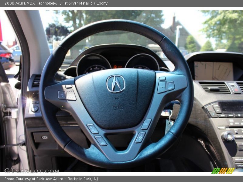 Billet Silver Metallic / Ebony 2008 Acura MDX Technology