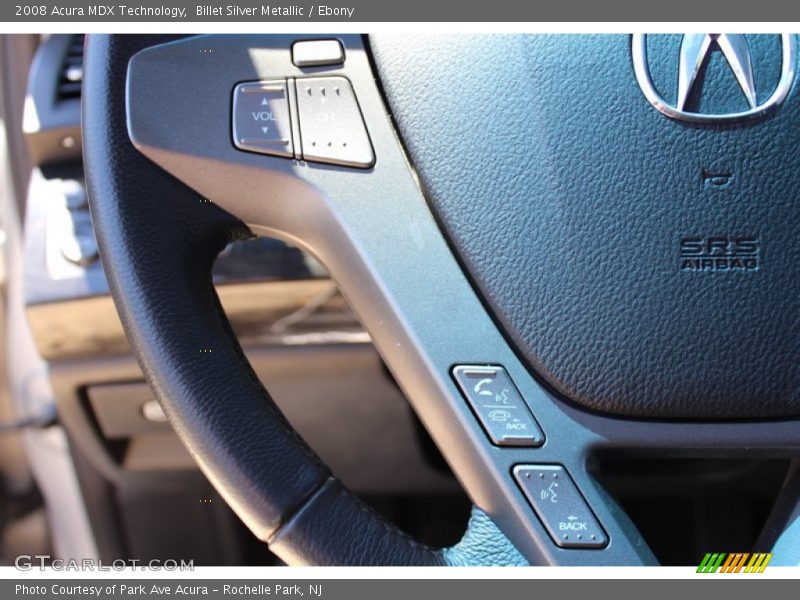 Billet Silver Metallic / Ebony 2008 Acura MDX Technology