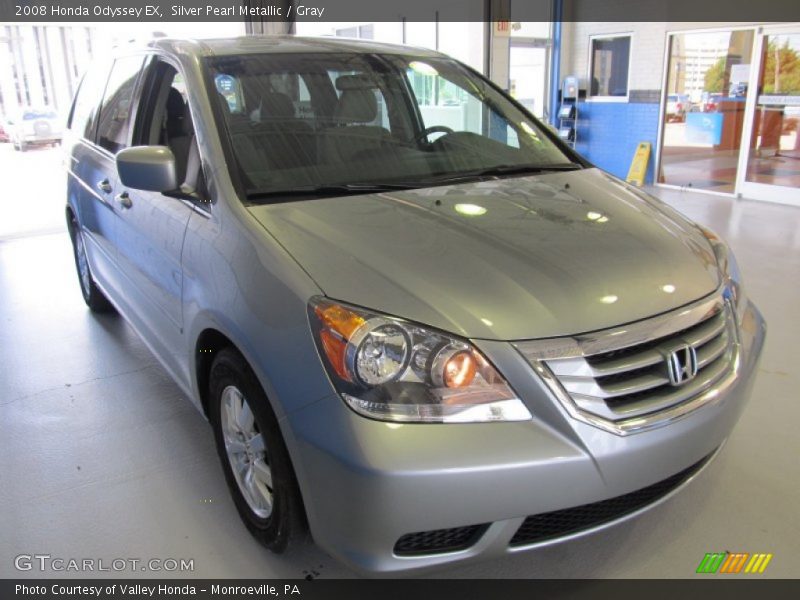 Silver Pearl Metallic / Gray 2008 Honda Odyssey EX