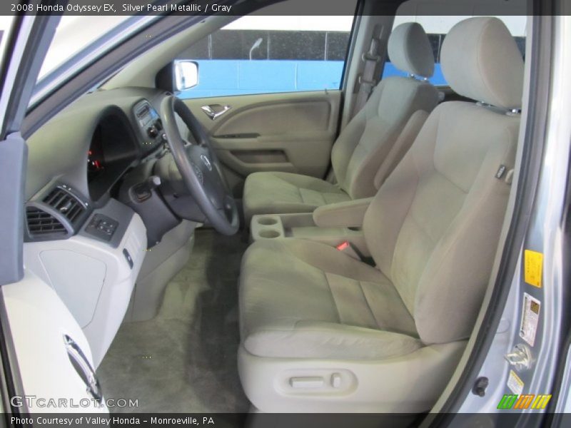Silver Pearl Metallic / Gray 2008 Honda Odyssey EX